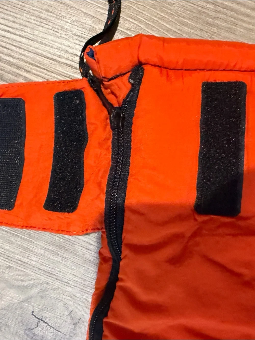 L.L. Bean Bright Orange Packable Sleeping Bag
